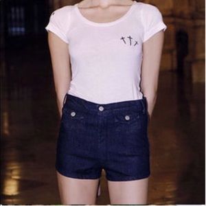 Imitation of Christ Denim Shorts